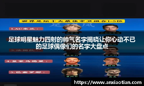 足球明星魅力四射的帅气名字揭晓让你心动不已的足球偶像们的名字大盘点